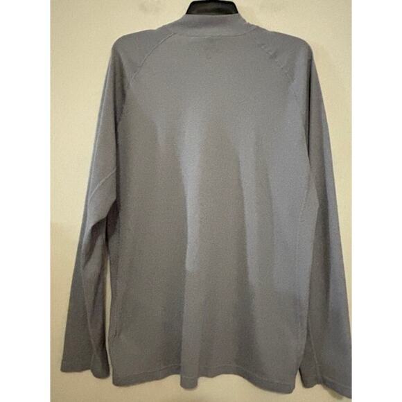 Patagonia 1/4 Zip Pullover Long Sleeve Light Base Layer Gray Mens Large - Picture 2 of 7